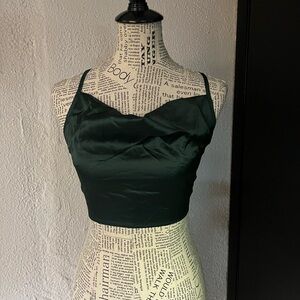 Formal Emerald Green Top
